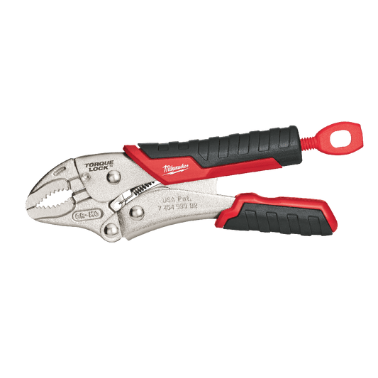 Milwaukee Torque Lock Curved Jaw Durable Grip 127mm (5") - 48223405 - Available at Power Tool Specialists, Carlton, Victoria, Australia.