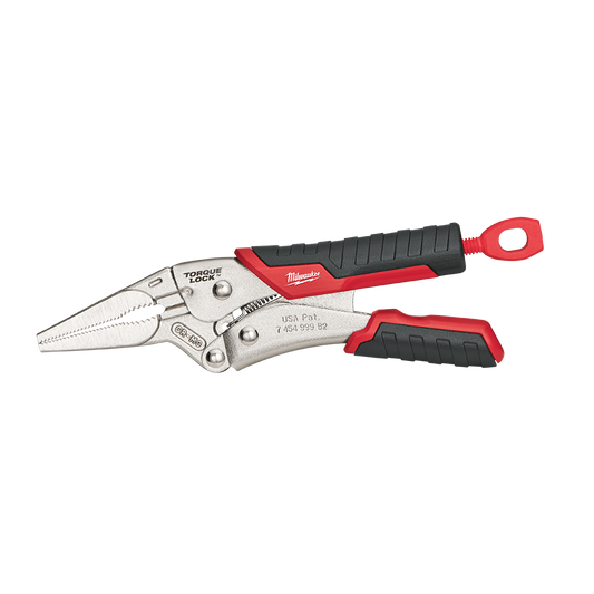 Milwaukee Torque Lock Long Nose Durable Grip 152mm (6") - 48223406 - Available at Power Tool Specialists, Carlton, Victoria, Australia.