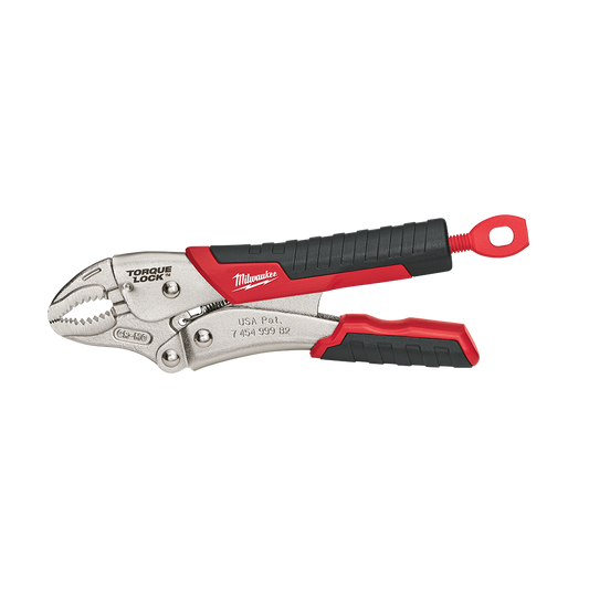 Milwaukee Torque Lock Curved Jaw Durable Grip 177mm (7") - 48223407 - Available at Power Tool Specialists, Carlton, Victoria, Australia.