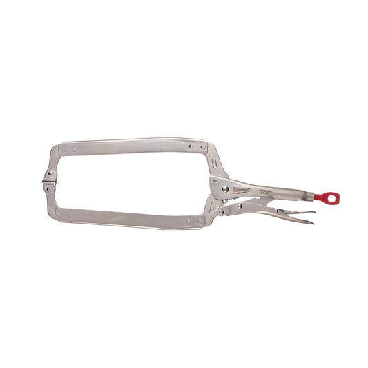 Milwaukee Torque Lock Deep Reach C-Clamp Swivel Jaw 457mm (18") - 48223520 - Available at Power Tool Specialists, Carlton, Victoria, Australia.