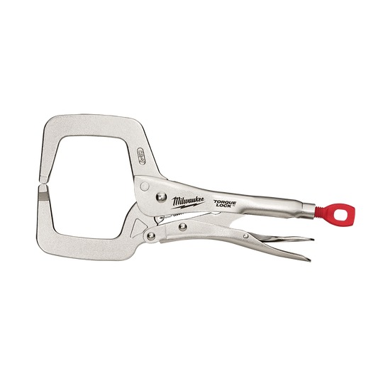 Milwaukee Torque Lock C-Clamp Regular Jaw 279mm (11") - 48223531 - Available at Power Tool Specialists, Carlton, Victoria, Australia.