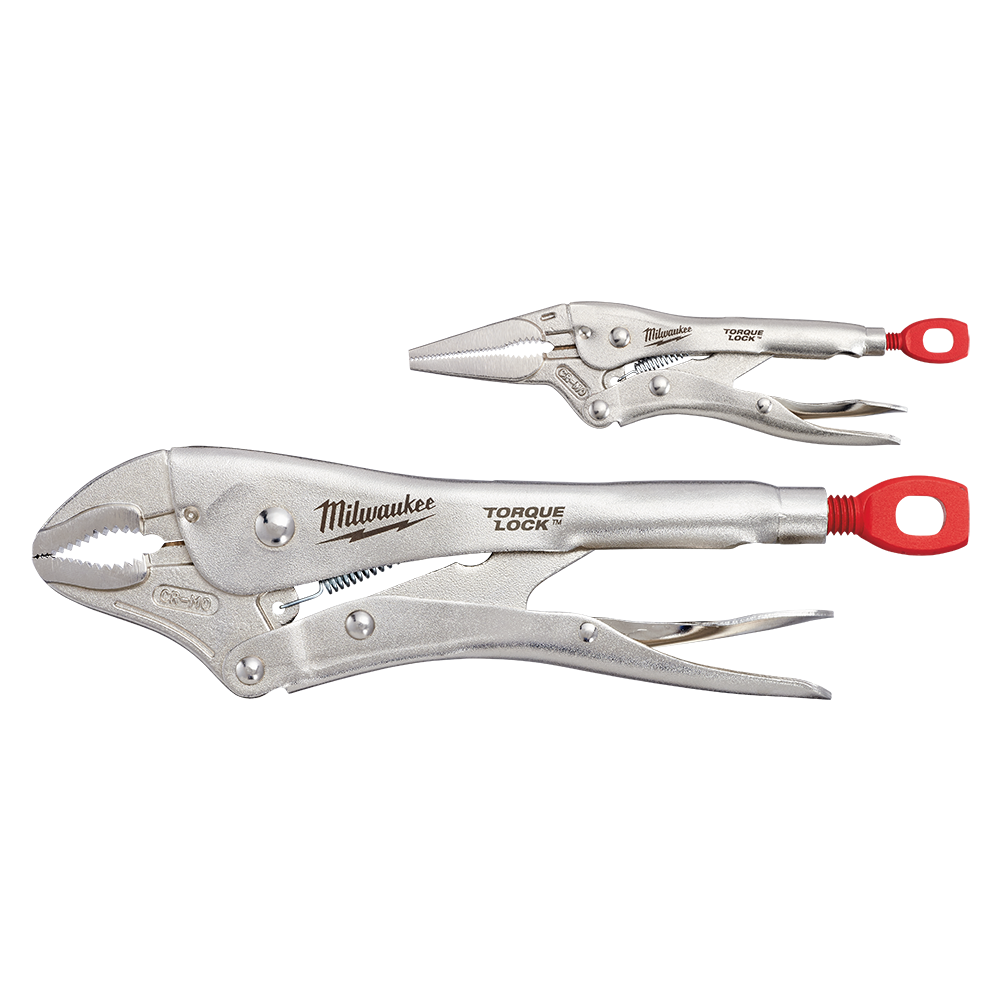 Milwaukee Torque Lock 254mm/10" & 152mm/6" 2pk - 48223602 - Available at Power Tool Specialists, Carlton, Victoria, Australia.