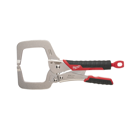 Milwaukee Torque Lock C-Clamp Regular Jaw Durable Grip 279mm (11") - 48223631 - Available at Power Tool Specialists, Carlton, Victoria, Australia.