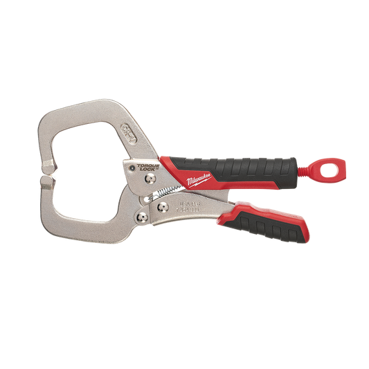 Milwaukee Torque Lock C-Clamp Regular Jaw Durable Grip 152mm (6") - 48223632 - Available at Power Tool Specialists, Carlton, Victoria, Australia.