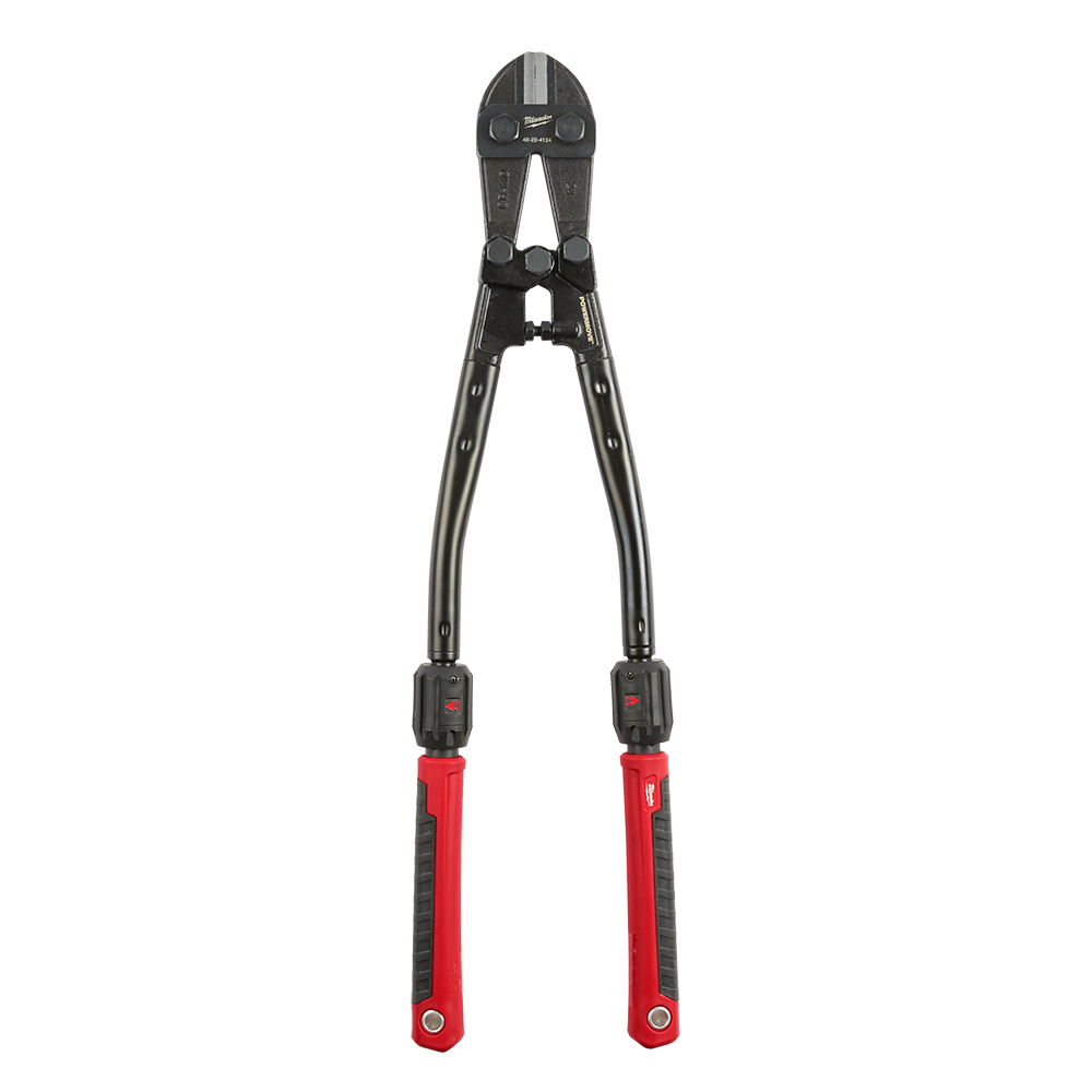 Milwaukee Adaptable Bolt Cutters 600/762mm (24”/30”)  - 48224124 - Available at Power Tool Specialists, Carlton, Victoria, Australia.