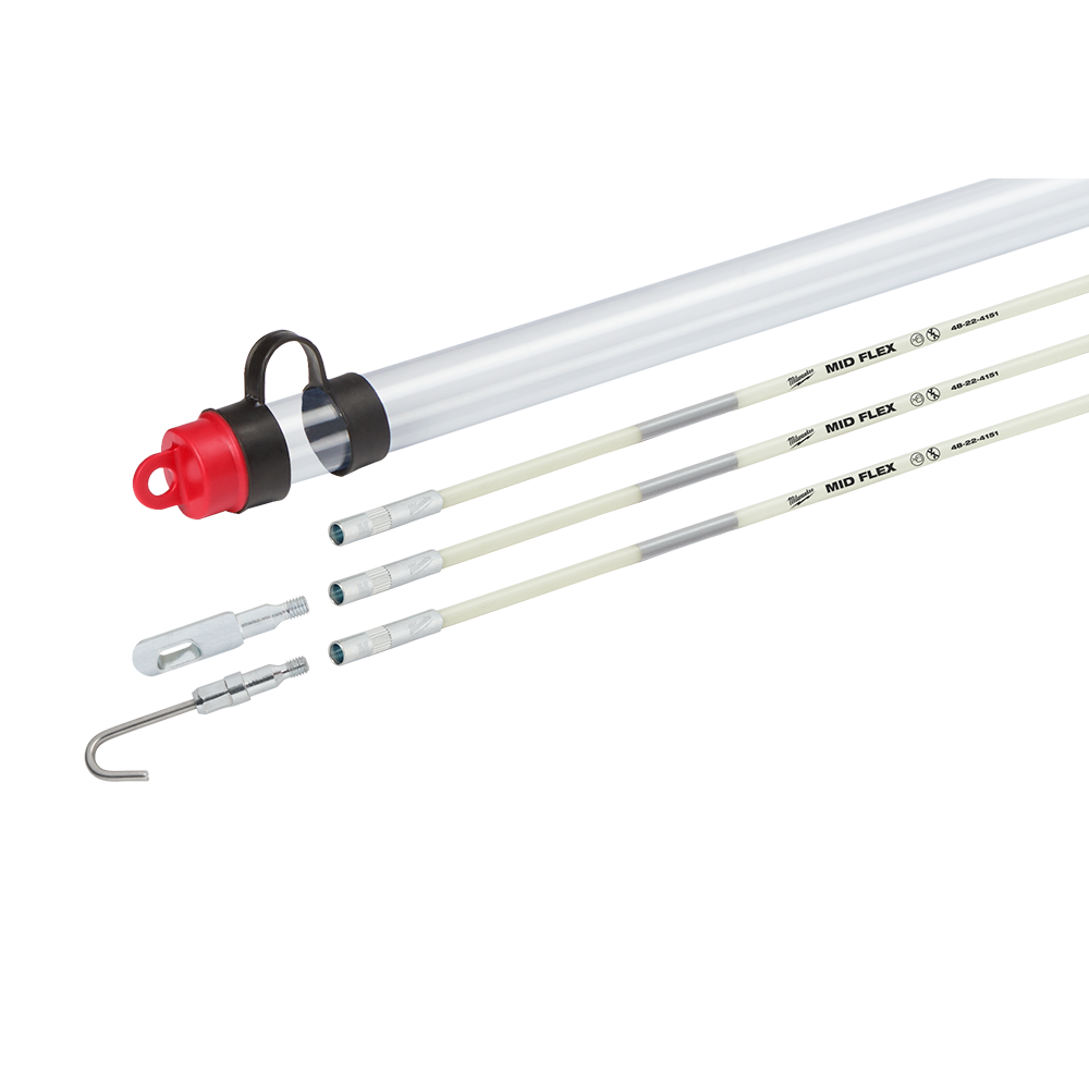 Milwaukee Fish Stick Mid Flex Kit 4.5m (15ft) - 48224152 - Available at Power Tool Specialists, Carlton, Victoria, Australia.