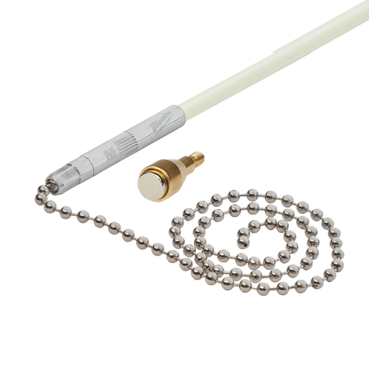 Milwaukee Fish Stick Magnetic Tip & Chain Accessory - 48224159 - Available at Power Tool Specialists, Carlton, Victoria, Australia.