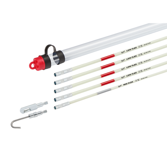 Milwaukee Fish Stick Combo Kit 7.5m (25ft) - 48224160 - Available at Power Tool Specialists, Carlton, Victoria, Australia.