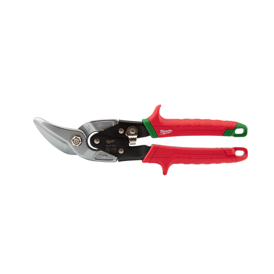 Milwaukee Tin Snips Offset Right - 48224522 - Available at Power Tool Specialists, Carlton, Victoria, Australia.