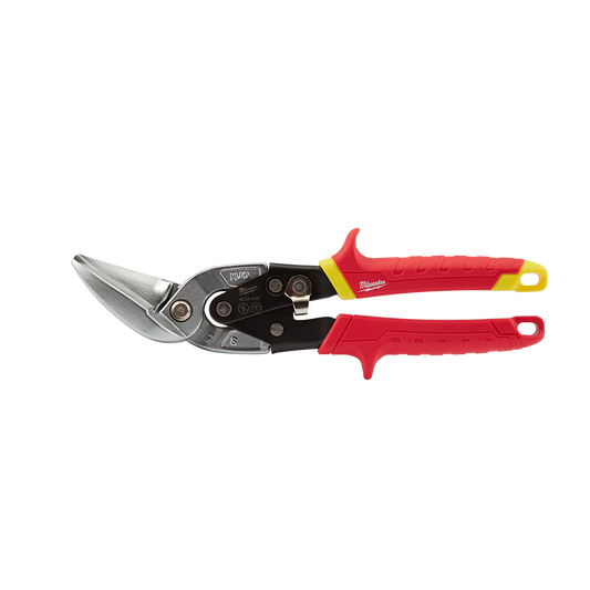 Milwaukee Tin Snips Offset Straight - 48224532 - Available at Power Tool Specialists, Carlton, Victoria, Australia.