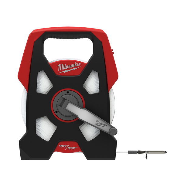 Milwaukee Open Reel Long Tape 100M/330ft - 48225211 - Available at Power Tool Specialists, Carlton, Victoria, Australia.