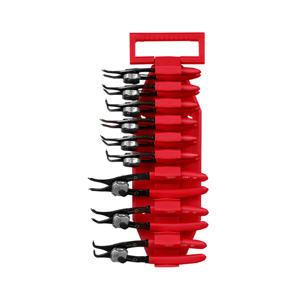 Milwaukee 9pc Snap Ring Pliers Set - 48226539 - Available at Power Tool Specialists, Carlton, Victoria, Australia.