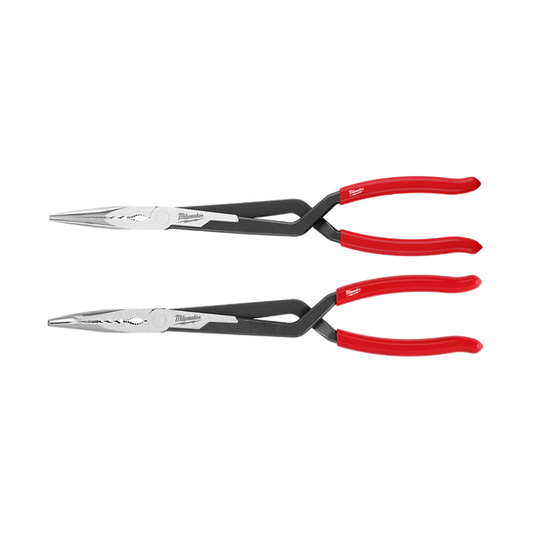 Milwaukee 2pc Long Reach Pliers Set - 48226542 - Available at Power Tool Specialists, Carlton, Victoria, Australia.