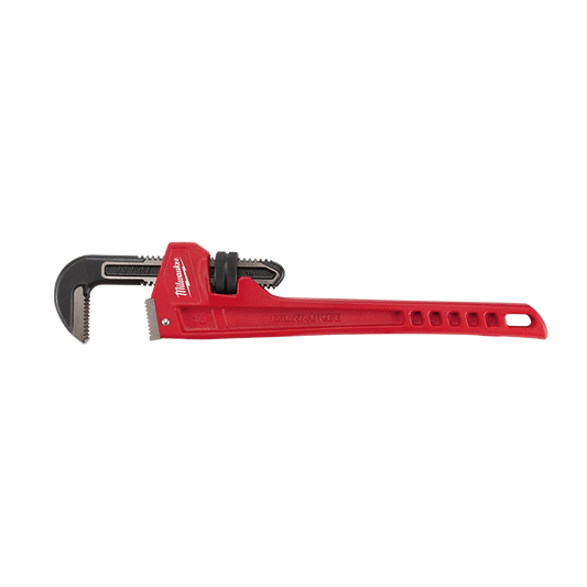 Milwaukee Steel Pipe Wrench 457mm (18") - 48227118 - Available at Power Tool Specialists, Carlton, Victoria, Australia.