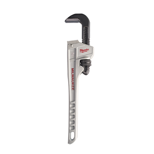 Milwaukee Aluminium Pipe Wrench 355mm (14") - 48227214 - Available at Power Tool Specialists, Carlton, Victoria, Australia.