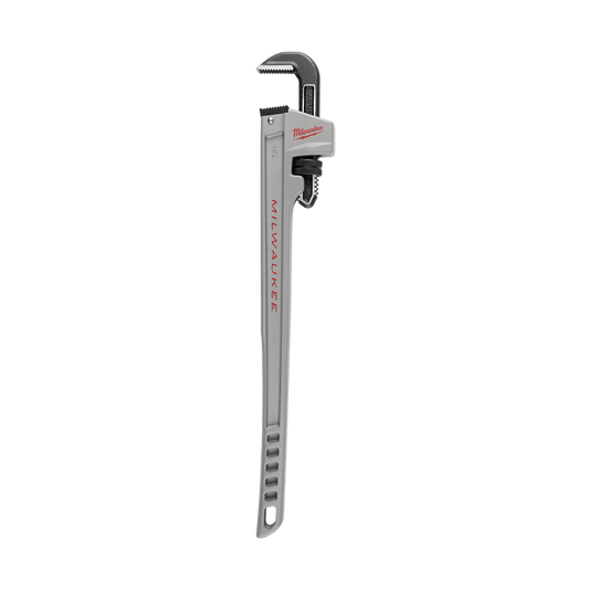Milwaukee Aluminum Pipe Wrench Power length Handle (14") - 48227215 - Available at Power Tool Specialists, Carlton, Victoria, Australia.