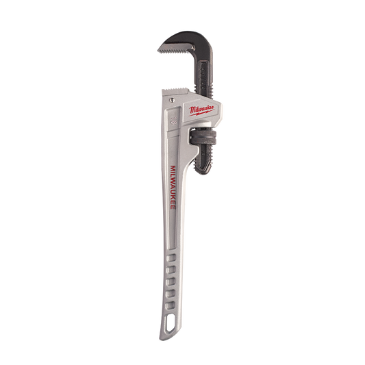 Milwaukee Aluminium Pipe Wrench 457mm (18") - 48227218 - Available at Power Tool Specialists, Carlton, Victoria, Australia.