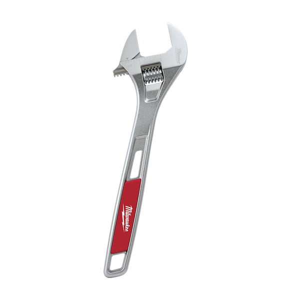Milwaukee Adjustable Wrench 300mm/12" - 48227412 - Available at Power Tool Specialists, Carlton, Victoria, Australia.