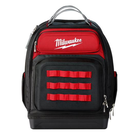 Milwaukee Ultimate Jobsite Backpack - 48228201 - Available at Power Tool Specialists, Carlton, Victoria, Australia.