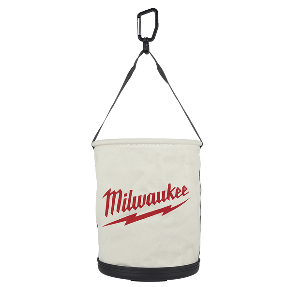 Milwaukee Canvas Utility Bucket - 48228271 - Available at Power Tool Specialists, Carlton, Victoria, Australia.