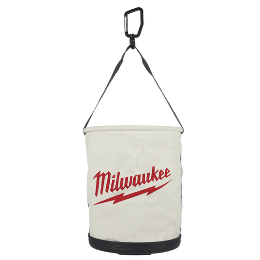 Milwaukee Canvas Utility Bucket - 48228271 - Available at Power Tool Specialists, Carlton, Victoria, Australia.