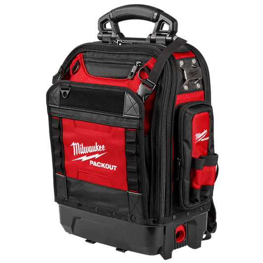 Milwaukee PACKOUT™ Structured Backpack - 48228303 - Available at Power Tool Specialists, Carlton, Victoria, Australia.
