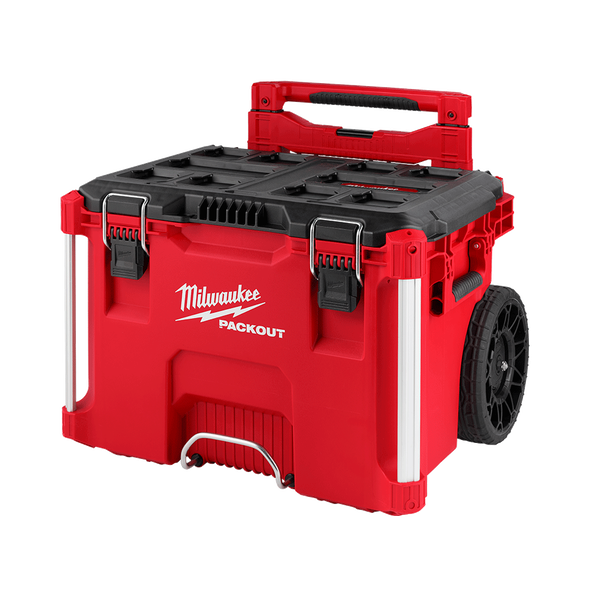Milwaukee PACKOUT™ Rolling Tool Box Low Profile (MOQ 2) - 48228427 - Available at Power Tool Specialists, Carlton, Victoria, Australia.