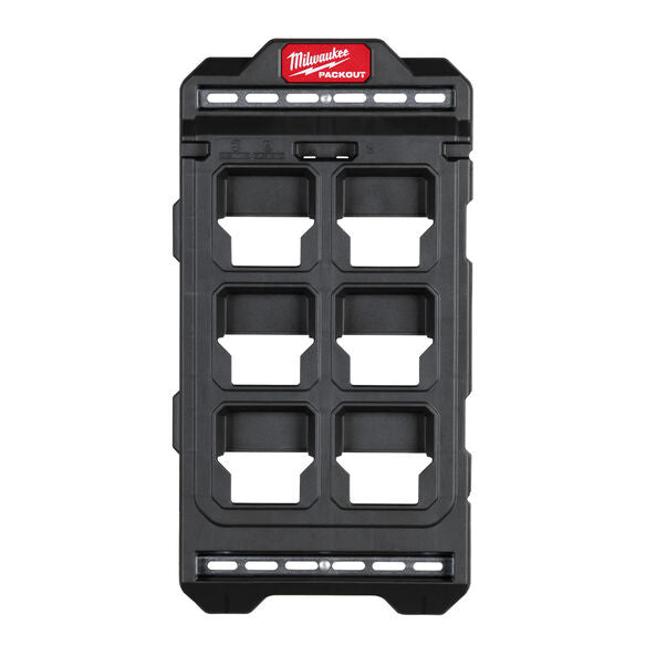 Milwaukee PACKOUT™ Compact Wall Plate - 48228496 - Available at Power Tool Specialists, Carlton, Victoria, Australia.