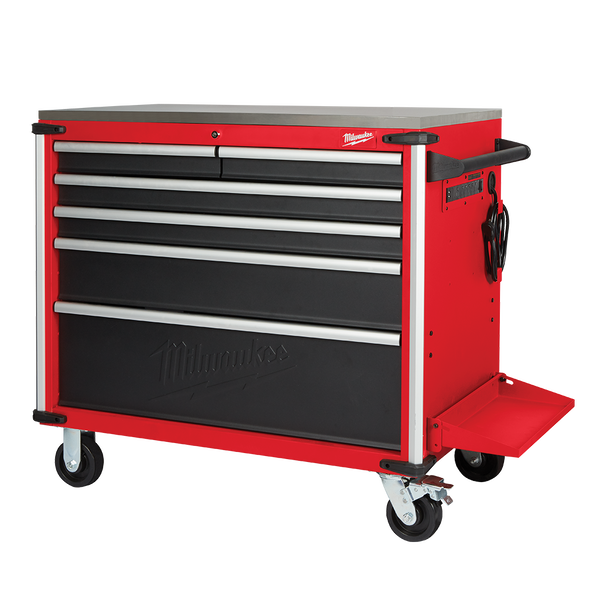 Milwaukee 40" Mobile Work Bench Steel Top SHOP DISPLAY MODEL (In-store pickup only)