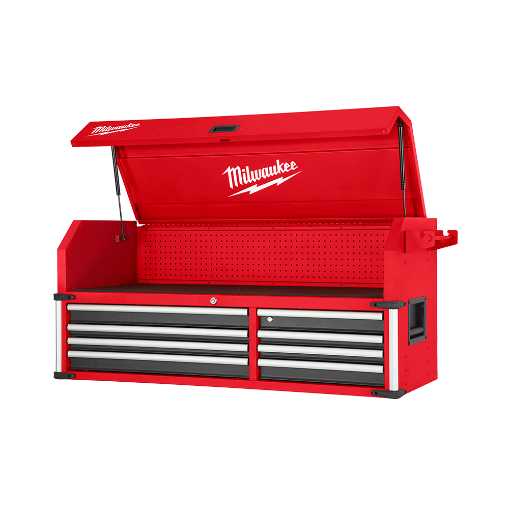 Milwaukee 56" Steel Storage High Capacity Chest w/barrel lock - 48228554M - Available at Power Tool Specialists, Carlton, Victoria, Australia.