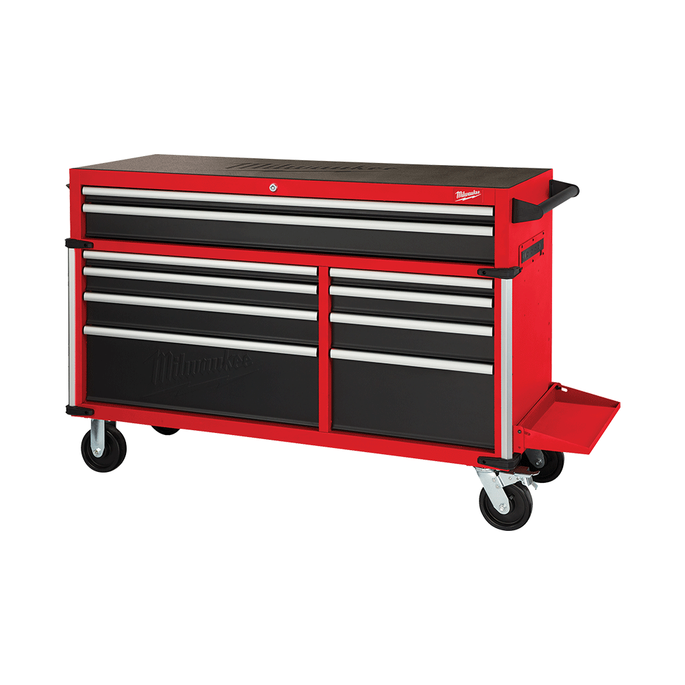 Milwaukee 56" Steel Storage High Capacity Cabinet w/ barrel lock - 48228555M - Available at Power Tool Specialists, Carlton, Victoria, Australia.