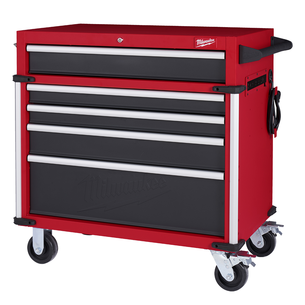 Milwaukee 36” Steel Storage High Capacity Cabinet  - 48228589 - Available at Power Tool Specialists, Carlton, Victoria, Australia.