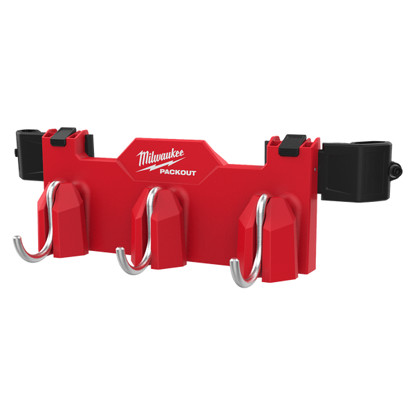 Milwaukee PACKOUT™ Tool Box 3-Hook Attachment - 48228606 - Available at Power Tool Specialists, Carlton, Victoria, Australia.