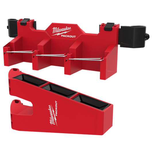 Milwaukee PACKOUT™ Tool Box Long Tool Holder Attachment - 48228607 - Available at Power Tool Specialists, Carlton, Victoria, Australia.