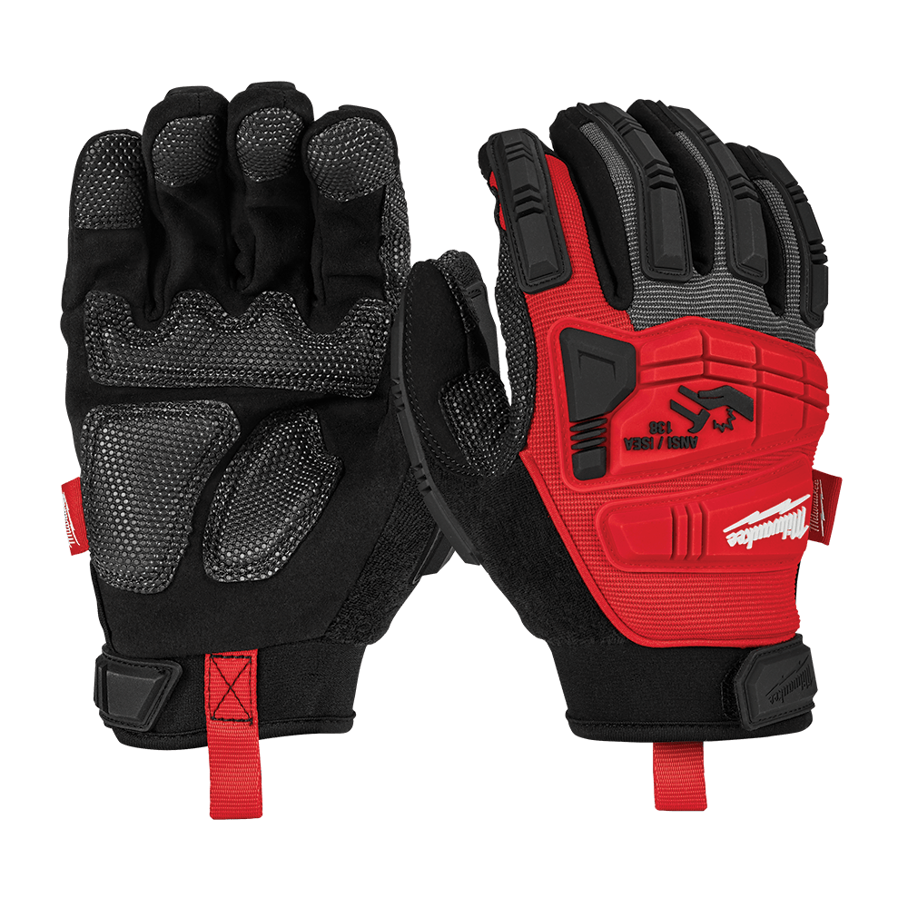 Milwaukee Impact Demolition Gloves 1 Pack - XXL - 48228754 - Available at Power Tool Specialists, Carlton, Victoria, Australia.