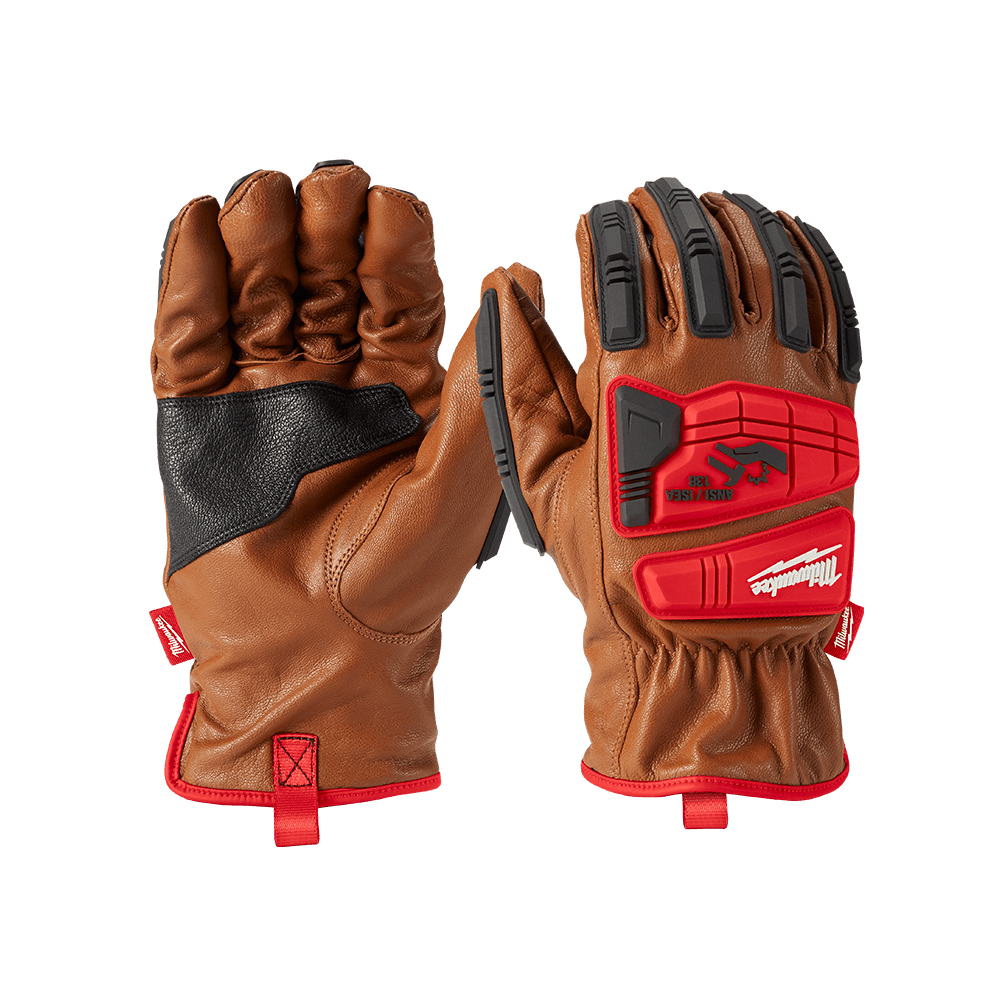 Milwaukee Impact Cut 3(C) Goatskin Leather Gloves 1 Pack - M - 48228771 - Available at Power Tool Specialists, Carlton, Victoria, Australia.