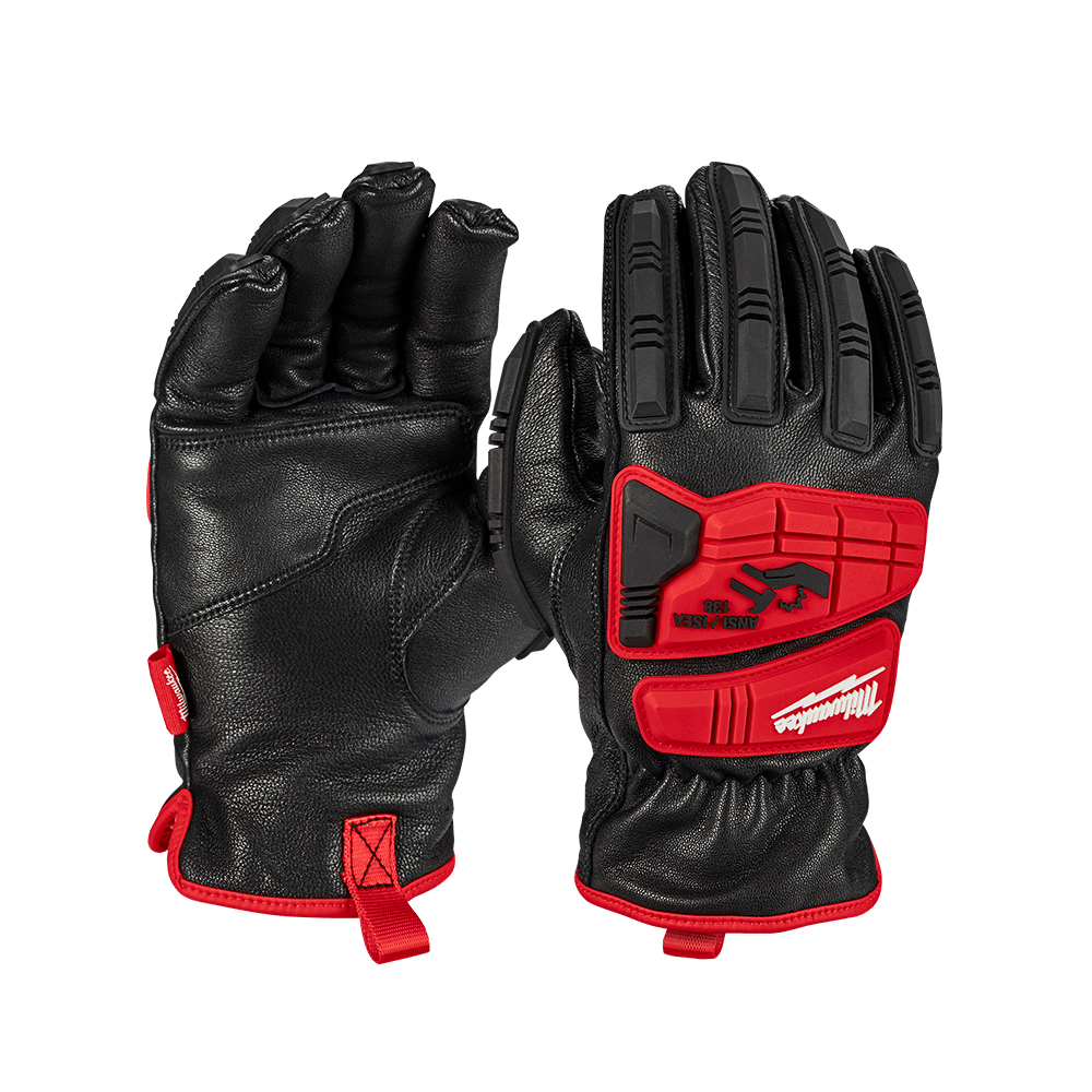Milwaukee Impact Cut 5(E) Goatskin Leather Gloves 1 Pack - XXL - 48228784 - Available at Power Tool Specialists, Carlton, Victoria, Australia.