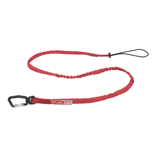 Milwaukee 4.5kg (10lb) 1830mm Locking Tool Lanyard Extended Reach 1 Pack - 48228812 - Available at Power Tool Specialists, Carlton, Victoria, Australia.
