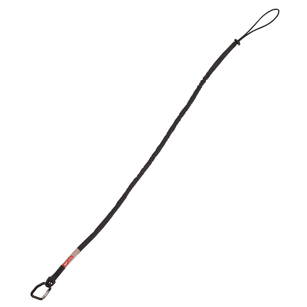 Milwaukee 6.8kg (15lb) 1370mm Locking Tool Lanyard Extended Reach 1 Pack - 48228816 - Available at Power Tool Specialists, Carlton, Victoria, Australia.