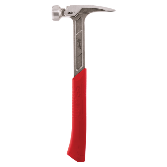 Milwaukee 22oz Smooth Face Steel Framing Hammer - 48229023A - Available at Power Tool Specialists, Carlton, Victoria, Australia.