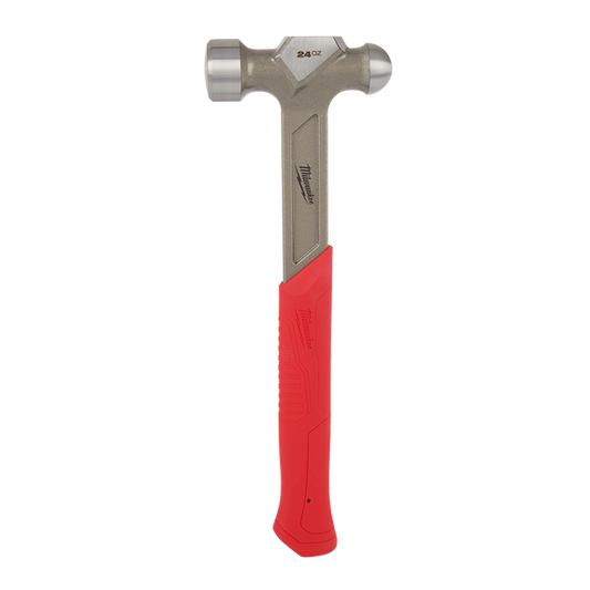 Milwaukee 24oz Ball Peen Hammer - 48229131 - Available at Power Tool Specialists, Carlton, Victoria, Australia.