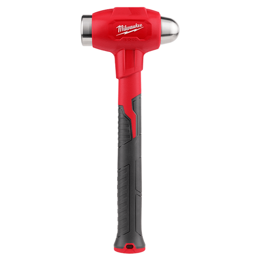 Milwaukee 32oz Dead Blow Ball Peen Hammer - 48229141 - Available at Power Tool Specialists, Carlton, Victoria, Australia.