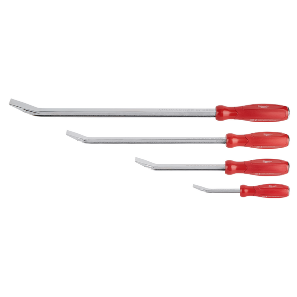 Milwaukee 4pc Pry Bar Set - 48229214 - Available at Power Tool Specialists, Carlton, Victoria, Australia.