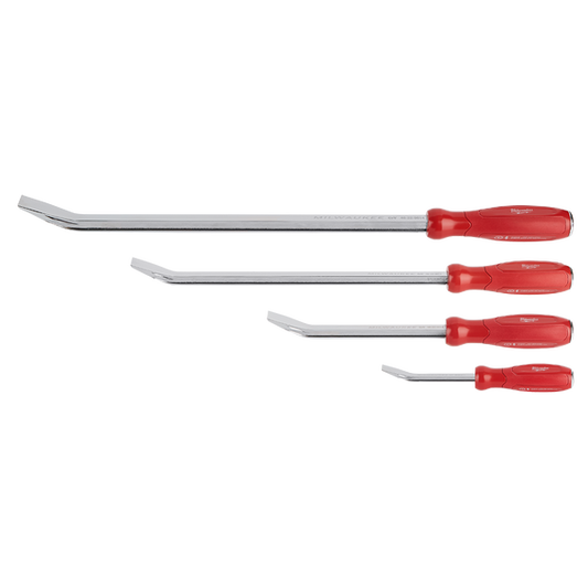 Milwaukee 4pc Pry Bar Set - 48229214 - Available at Power Tool Specialists, Carlton, Victoria, Australia.