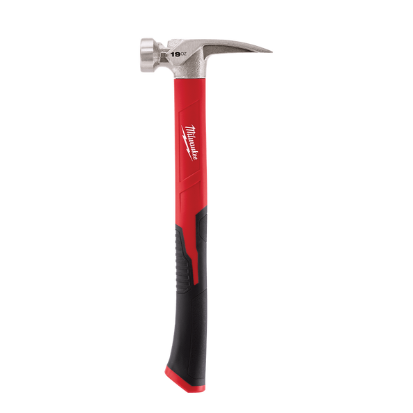 Milwaukee 19oz Smooth Face Poly Handle Hammer - 48229316 - Available at Power Tool Specialists, Carlton, Victoria, Australia.