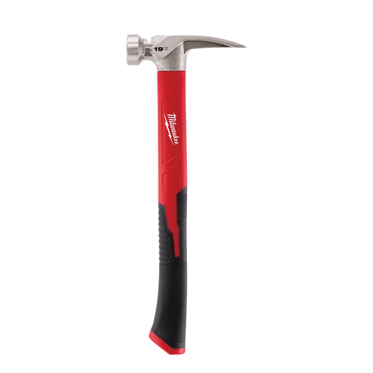 Milwaukee 19oz Smooth Face Poly Handle Hammer - 48229316 - Available at Power Tool Specialists, Carlton, Victoria, Australia.