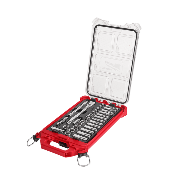 3/8" Drive 32 Piece Metric Ratchet and Socket Set with PACKOUT™ 48229482