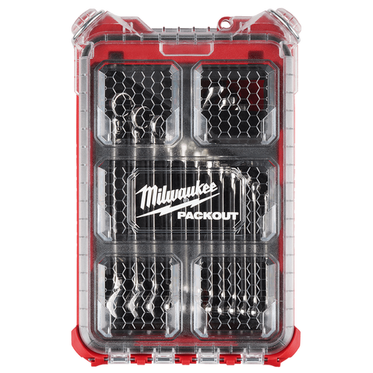 Milwaukee PACKOUT™ 15 Piece Combination Wrench Set - Metric - 48229483 - Available at Power Tool Specialists, Carlton, Victoria, Australia.