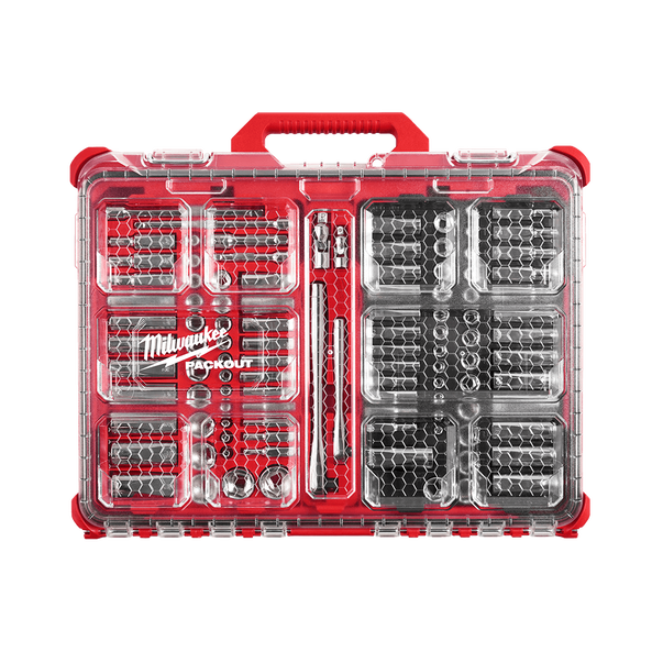 1/4" and 3/8" Drive 106 Piece Metric and SAE Ratchet and Socket Set with PACKOUT™ 48229486