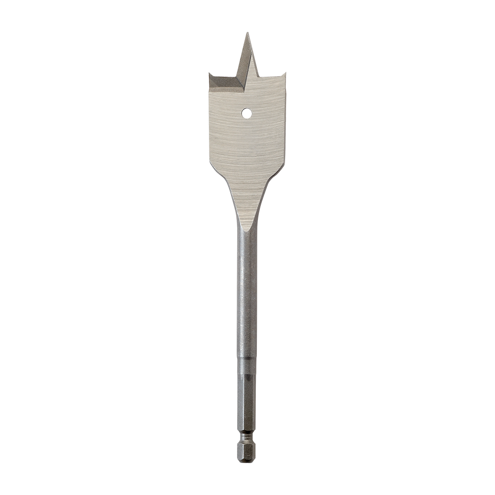 Milwaukee 28mm Timber Spade Bit - 48270128 - Available at Power Tool Specialists, Carlton, Victoria, Australia.
